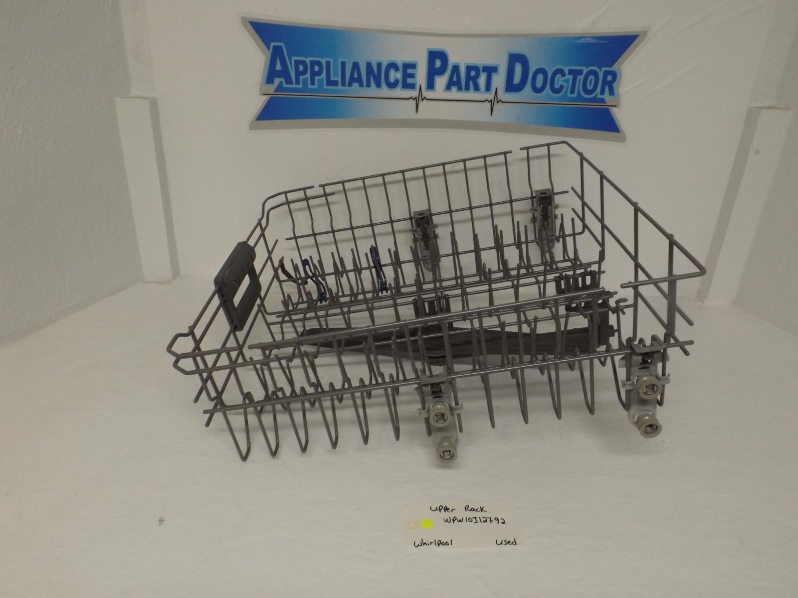 Whirlpool Dishwasher WPW10312792 Upper Rack Used Whirlpool Dishwasher WPW10312792 Upper Rack Used